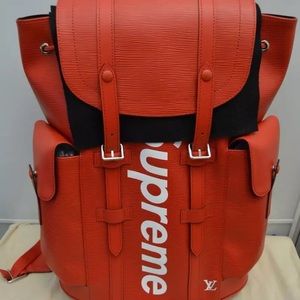 Louis Vuitton Supreme Book bag